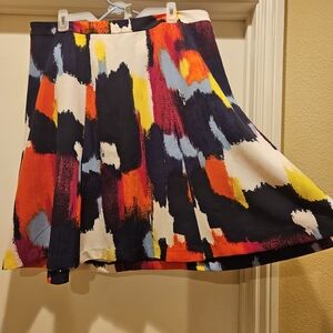 Ava & Viv Multicolor A-Line Skirt